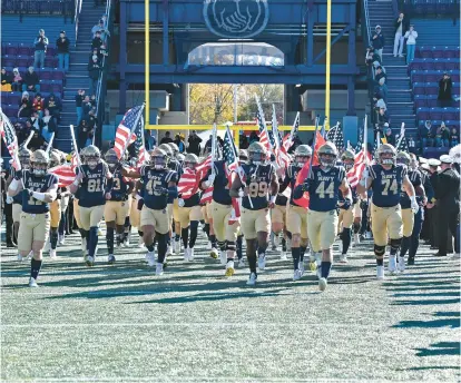  ?? PAUL W. GILLESPIE/STAFF ?? Navy football has known for quite some time which American Athletic Conference opponents it would face during the 2024 season. On Thursday, the Midshipmen and their fans learned the dates of those games.