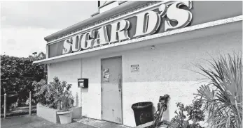  ?? STEVE MITCHELL, USA TODAY SPORTS ?? Greg Bryant’s last stop before being killed was Sugar Daddy’s Cabaret in West Palm Beach, Fla.