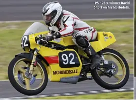  ?? ?? P5 125cc winner David Short on his Morbidelli.