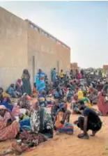  ?? // REUTERS ?? Refugiados de Sudán en Chad