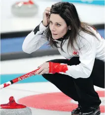  ?? THE ASSOCIATED PRESS ?? At 51, Cheryl Bernard is the oldest athlete competing in the Pyeongchan­g Winter Games.