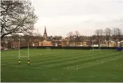  ??  ?? Green oasis: One of Whitgift’s six pitches