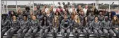  ??  ?? This 2016-17 track and field team photo shows 38 athletes in uniform, 60 fewer than FAU reported.