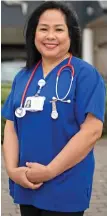  ??  ?? In demand: Specialist nurse Gemma Arenas