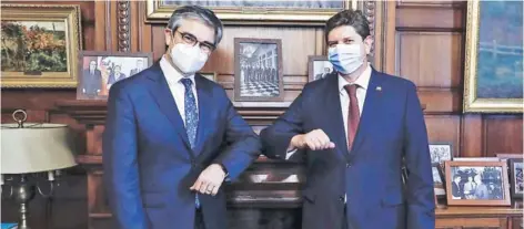  ?? FOTO MINISTERIO DE HACIENDA ?? El nuevo ministro de Hacienda, Rodrigo Cerda, participó en la Reunión de Política Monetaria.