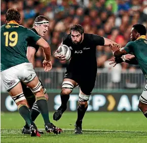  ?? GETTY IMAGES ?? Sam Whitelock draws back on his time in the black jersey ahead of another big test against the Boks.