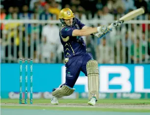  ?? Photo by M. Sajjad ?? Shane Watson struck 47 runs against Peshawar Zalmi but Quetta Gladiators’ captain Sarfraz Ahmed feels the batting is one area which his team will have to work on a bit more. —