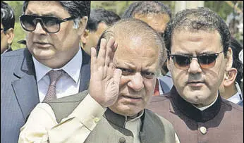  ?? AP FILE ?? Future imperfect: Ousted Pakistani prime minister Nawaz Sharif.