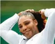  ?? Foto: dpa ?? Serena Williams hat ihren Hund nach einem Kollegen benannt.