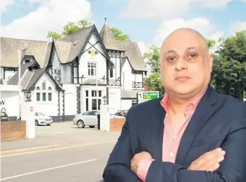  ??  ?? > Balvinder Sambhi has been banned from Rainbow Casino in Edgbaston