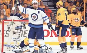  ?? USA TODAY SPORTS ?? The Jets and Predators faced off in the second round of the NHL playoffs last season despite holding the top two records in the league.