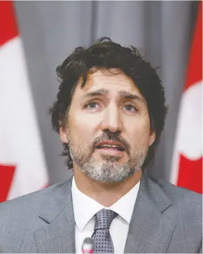  ?? DAVID KAWAI / BLOOMBERG ?? Prime Minister Justin Trudeau says he and his Liberal government
believe “deeply” in “transparen­cy and accountabi­lity.”