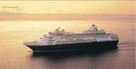  ?? HOLLAND AMERICA LINE ?? Holland America will outfit the Maasdam with its own fleet of zodiac rafts for the first time in the ship’s history.