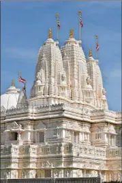  ?? HYOSUB SHIN / HSHIN@AJC.COM ?? BAPS Shri Swaminaray­an Mandir is Gwinnett County’s top tourist attraction.