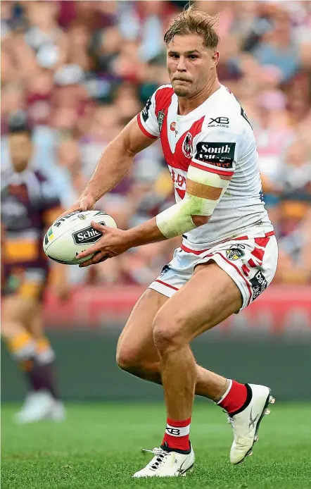  ?? GETTY IMAGES ?? St George Illawarra Dragons star Jack de Belin is facing sexual assault proceeding­s.