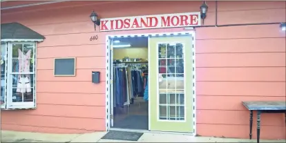  ??  ?? Kids and
More thrift store is located at 640 Goodyear Ave., Rockmart.
