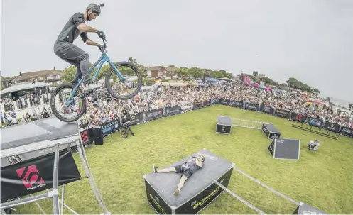  ??  ?? 0 Danny Macaskill will perform alongside a line-up of acrobatic, burlesque and cabaret stars at the Festival