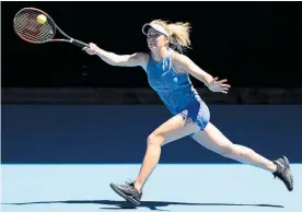  ?? Picture / AP ?? Elina Svitolina opened 2018 by winning the Brisbane Internatio­nal.