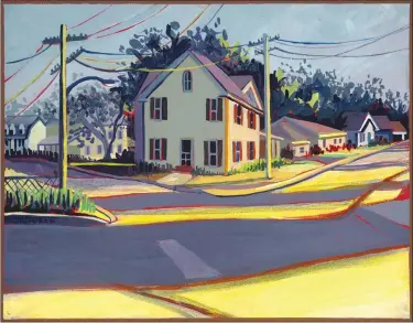  ?? SUBMITTED ?? “Sunrise in Trappe” by Jan Crooker, Kutztown. I painted this from life in Trappe, Md., as the dawn was breaking through.