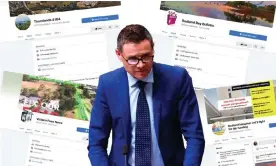  ?? Composite: Mick Tsikas/AAP ?? Liberal MP for Bowman Andrew Laming faces a fine of up to $26,000 if he is found to have broken the Commonweal­th Electoral Act by setting up more than 30 Facebook pages and profiles under the guise of community groups.