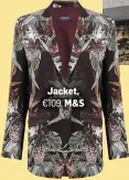  ??  ?? Jacket, €109, M&S