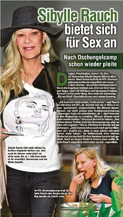Sibylle Rauch bietet sich fürSexan PressReader
