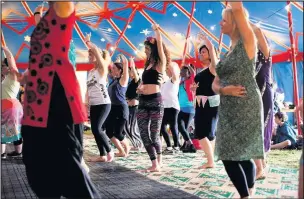  ??  ?? ■
Pictured are festival-goers at a past workshop. Image courtesy of Ness Sherry.