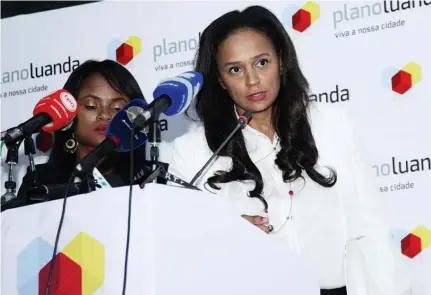  ?? KINDALA MANUEL|EDIÇÕES NOVEMBRO ?? Isabel dos Santos que chefia a comitiva angolana a Houston falou ontem da reestrutur­ação e da visão de médio e longo prazos da Sonangol