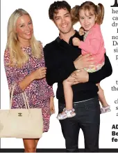  ?? ?? ADORED: Lee with daughter Betsy and his ex-wife and fellow star Denise Van Outen