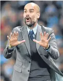  ??  ?? Pep Guardiola