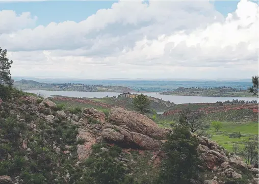  ?? Jeff Stahla, Loveland Reporter-Herald ?? Horsetooth Reservoir sits below the Arthur's Rock trail at Lory State Park northwest of Fort Collins.