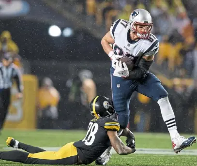  ?? Steph Chambers/Post-Gazette ?? The Steelers lost to the Patriots in December 2017 to lose the No. 1 seed in the AFC, a few weeks after coach Mike Tomlin said the two teams would meet in the playoffs and “we should win it all.”