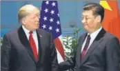  ?? AP/FILE ?? A file photo of US President Donald Trump with Chinese President Xi Jinping