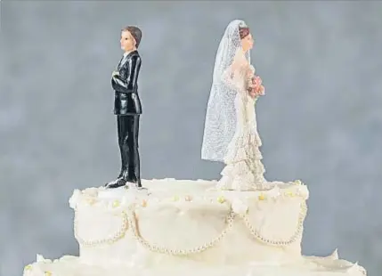  ?? MOFLES / GETTY ?? El año pasado se formalizar­on 15.500 divorcios de mutuo acuerdo en Catalunya