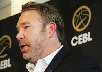  ?? MORGAN MODJESKI/FILES ?? Lee Genier, Canadian Elite Basketball League’s president and COO for western operations, says the Saskatchew­an Rattlers plan to introduce a new head coach and general manager next month.