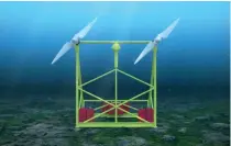  ?? CONTRIBUTE­D PHOTO ?? n The hydrowing tidal stream energy device.