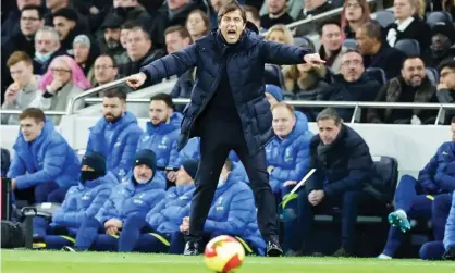  ?? Photograph: Nigel Keene/ProSports/Shuttersto­ck ?? The Tottenham manager, Antonio Conte, says the Carabao Cup final showed how hard it is to win a domestic trophy in England.