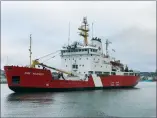  ??  ?? CP HANDOUT COURTESY CANADIAN COAST GUARD The CCGS Ann Harvey is seen in this undated handout photo. A Newfoundla­nd community was in mourning Tuesday after the bodies of three fishermen were recovered and a search continued for a fourth crew member missing off the island’s south coast.