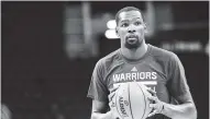  ?? AFP ?? Kevin Durant, pieza clave de los Golden State Warriors.