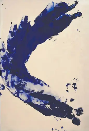  ?? SUCCESSION YVES KLEIN C/O ADAGP PARIS, 2020 ?? Image tirée de l’ouvrage Le corps des femmes, 2020. Princesse Héléna, par Yves Klein, 1960 publié aux éditions Albin Michel en