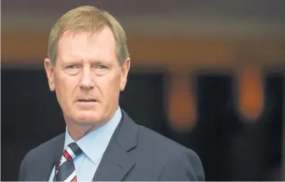  ??  ?? Dave King made a rare visit to Glasgow this week to outline his vision for the future of Rangers