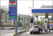  ?? MARCIO JOSE SANCHEZ AP FILE ?? Gas prices soared to more than $8 per gallon in some areas, including Los Angeles, last year.