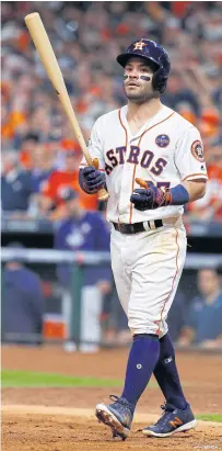  ??  ?? Jose Altuve of the Houston Astros.