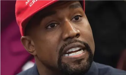  ?? ?? Kanye West, pictured in 2018 during a meeting with the then US president Donald Trump. Photograph: Saul Loeb/AFP/Getty Images