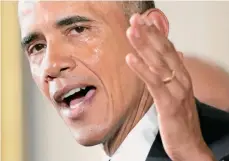  ?? ARCHIVO ?? El presidente Barack Obama dejará el poder dentro de poco.