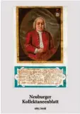  ?? Foto: Historisch­er Verein ?? Das Titelblatt des aktuellen Kollektane­enblatts mit dem Porträt des Neuburger Lebzelterm­eisters Philipp Jacob Stockmeyer.Neuburg