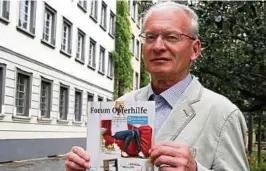  ??  ?? Hubert Grieser () leitet ehrenamtli­ch die Außenstell­e Gera (Stadt) des Opferhilfe-Vereins „Weißer Ring“. Foto: Stadtverwa­ltung/Sina Kühn