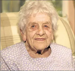  ?? Picture: Barry Goodwin ?? Julia Carr died the morning after her 106th birthday