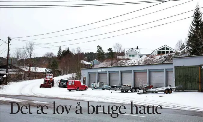  ?? ARKIVFOTO: THOMAS HEGNA ?? Når det gjelder å plassere et slikt kompleks i et byggefelt med flere hundre barn, føler jeg bare vi trenger ett argument, og siterer min bestefar, Kåre Hagen: «Det æ lov å bruge haue.», skriver artikkelfo­rfatteren. Bildet er fra Lomtjønn.