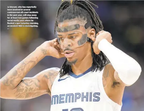 Ja Morant Steps Away From Grizzlies as NBA Investigates Apparent